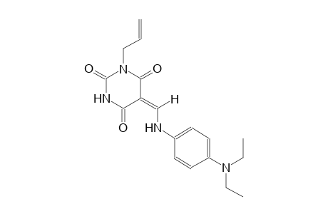 (5E)-1-allyl-5-{[4-(diethylamino)anilino]methylene}-2,4,6(1H,3H,5H)-pyrimidinetrione
