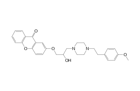 2-(3-(4-(4-Methoxyphenethyl)piperazin-1-yl)-2-hydroxypropoxy)-9H-xanthen-9-one