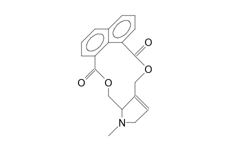 (.+-.)-6,7-O,O-(Naphthalene-1,8-dicarbonyl)-synthanecine A