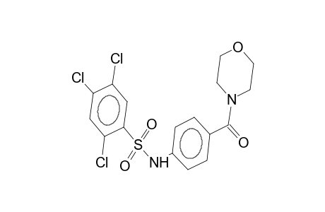 4-(2,4,5-trichlorophenylsulphamido)benzoic acid morpholide