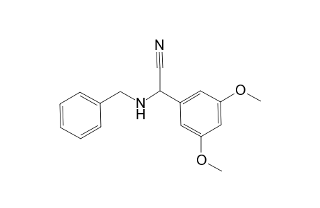 2-(Benzylamino)-2-(3,5-dimethoxyphenyl)acetonitrile