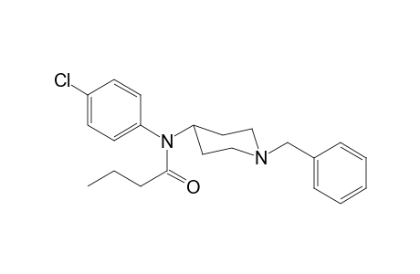 N-(4-Chlorophenyl)-N-(1-benzylpiperidin-4-yl)butanamide