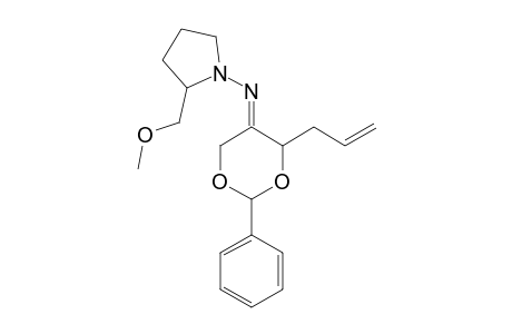 1-[(2'-Phenyl-4'-allyl-1',3'-dioxan-5'-ylidene)amino]-2-(methoxymethyl)pyrrolidine