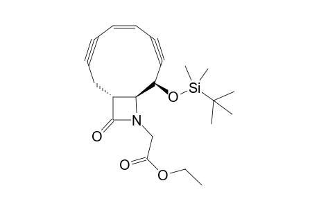 2-[(1R,5Z,9R,10S)-9-[tert-butyl(dimethyl)silyl]oxy-12-keto-11-azabicyclo[8.2.0]dodec-5-en-3,7-diyn-11-yl]acetic acid ethyl ester