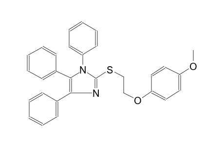 1H-imidazole, 2-[[2-(4-methoxyphenoxy)ethyl]thio]-1,4,5-triphenyl-