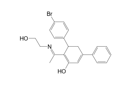 3-(4-Bromo-phenyl)-2-[1-(2-hydroxy-ethylimino)-ethyl]-5-phenyl-cyclohexa-1,5-dienol