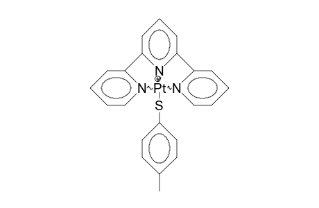 (4-Tolyl-thiophenolato)-(2,2':6',2'-terpyridine)-platinum(ii) cation