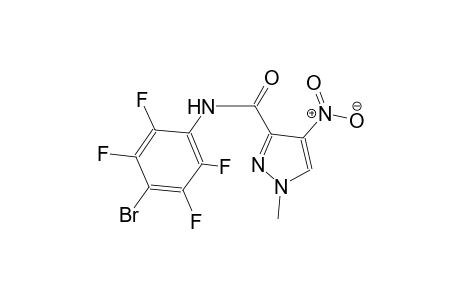 N-(4-bromo-2,3,5,6-tetrafluorophenyl)-1-methyl-4-nitro-1H-pyrazole-3-carboxamide