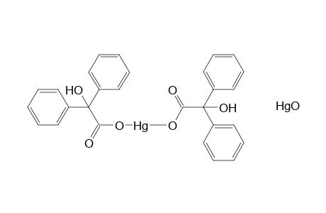 benzilic acid, mercury(2+) salt, compound with mercury oxide(1:1)