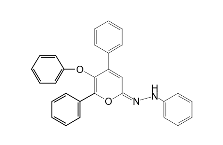 4,6-DIPHENYL-5-PHENOXY-2H-PYRAN-2-ONE, PHENYLHYDRAZONE