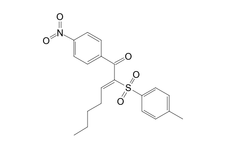 (Z)-1-(4-Nitrobenzoyl)-1-(p-tolylsulfonyl)-1-hexene