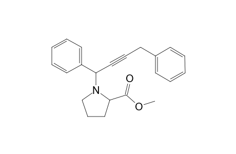 1-[1'-Benzyl-3'-(phenylprop-2'-ynyl)]proline - Methyl m ester