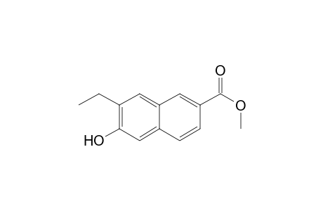 3-Ethyl-6-(methoxycarbonyl)-2-naphthol