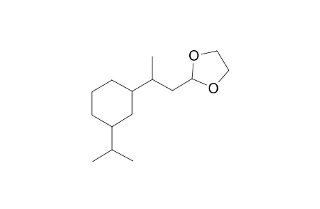 2-[2-(3-isopropylcyclohexyl)propyl]-1,3-dioxolane