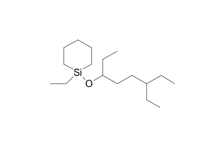 1-[(1,4-Diethylhexyl)oxy]-1-ethylsilinane