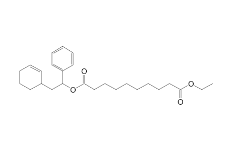 Sebacic acid, (2-(cyclohexenyl-3)-1-phenyl)ethyl ethyl ester