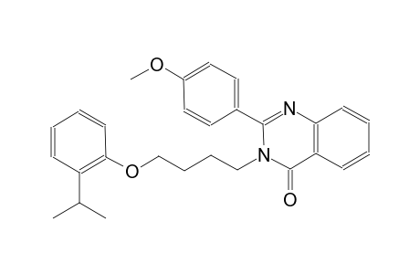 3-[4-(2-isopropylphenoxy)butyl]-2-(4-methoxyphenyl)-4(3H)-quinazolinone