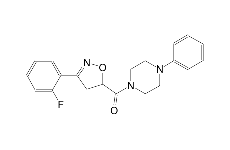 piperazine, 1-[[3-(2-fluorophenyl)-4,5-dihydro-5-isoxazolyl]carbonyl]-4-phenyl-