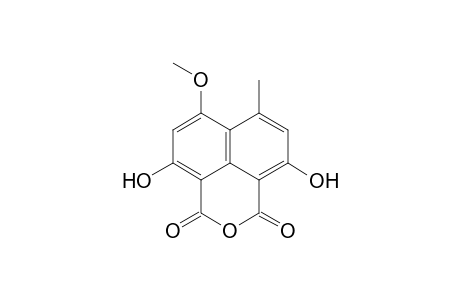 1H,3H-Naphtho[1,8-cd]pyran-1,3-dione, 4,9-dihydroxy-6-methoxy-7-methyl-