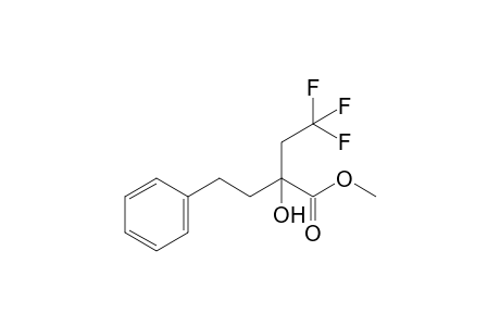 Methyl 4,4,4-trifluoro-2-hydroxy-2-phenethylbutanoate