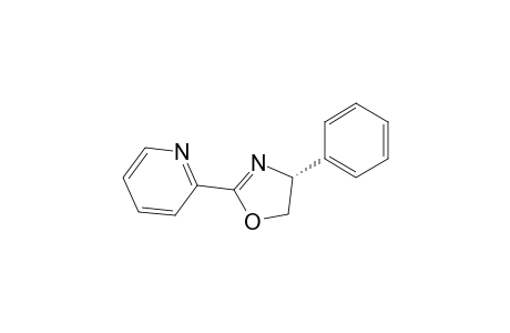 (4R)-4-phenyl-2-(2-pyridinyl)-4,5-dihydrooxazole