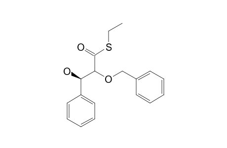 S-ETHYL-(2R,3R)-2-BENZYLOXY-3-HYDROXY-3-PHENYLPROPANETHIOATE