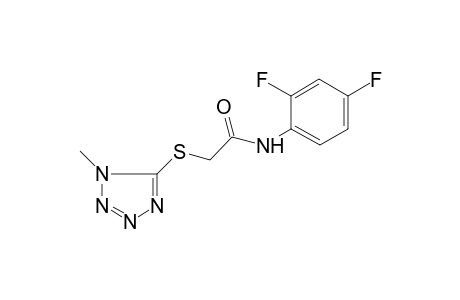 N-(2,4-difluoro-phenyl)-2-(1-methyl-1H-tetrazol-5-ylsulfanyl)-acetamide