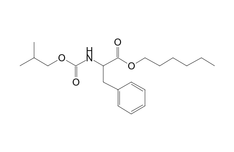 l-Phenylalanine, N-isobutoxycarbonyl-, hexyl ester