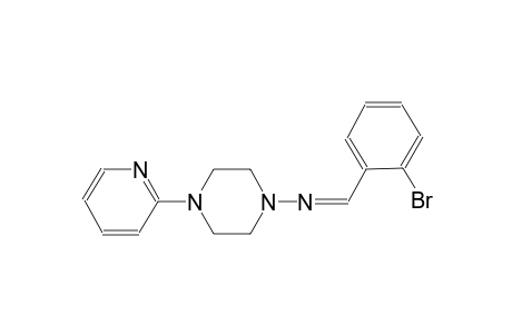 1-piperazinamine, N-[(Z)-(2-bromophenyl)methylidene]-4-(2-pyridinyl)-