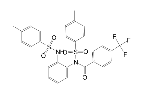 benzenesulfonamide, 4-methyl-N-[2-[[(4-methylphenyl)sulfonyl]amino]phenyl]-N-[4-(trifluoromethyl)benzoyl]-