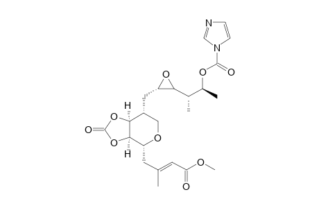 1H-Imidazole-1-carboxylic acid, 1-methyl-2-[3-[[tetrahydro-4-(4-methoxy-2-methyl-4-oxo-2-butenyl)-2-oxo-4H-1,3-dioxolo[4,5-c]pyran-7-yl]methyl]oxiranyl]propyl ester, [3aR-[3a.alpha.,4.alpha.(E),7.alpha.[2S*(1S*,2R*),3S*],7a.alpha.]]-