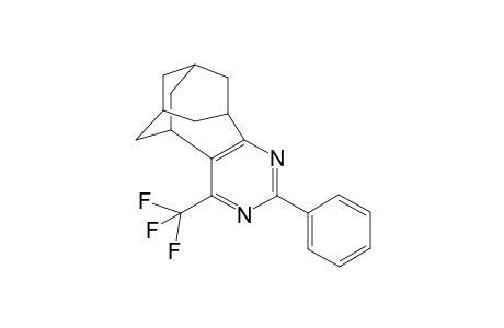 2-Phenyl-4-trifluoromethyl-6,7,8,9,10,11-hexahydro-5,9;7,11-dimethano-5H-[9]annuleno[d]pyrimidine