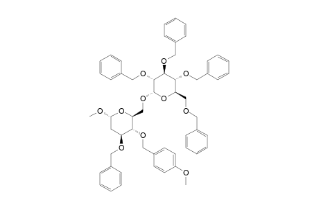 METHYL-3-O-BENZYL-2-DEOXY-4-O-(PARA-METHOXYBENZYL)-6-O-(2,3,4,6-TETRA-O-BENZYL-ALPHA-D-GLUCOPYRANOSYL)-ALPHA-D-ARABINOHEXAPYRANOSIDE