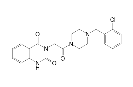 Piperazine, 1-[(2-chlorophenyl)methyl]-4-[(1,4-dihydro-2,4-dioxo-3(2H)-quinazolinyl)acetyl]-