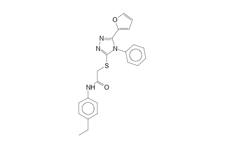 N-(4-ethylphenyl)-2-[[5-(2-furanyl)-4-phenyl-1,2,4-triazol-3-yl]thio]acetamide