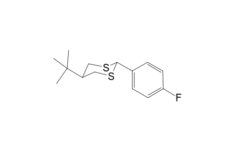 5-tert-Butyl-2-(4-fluorophenyl)-1,3-dithiane