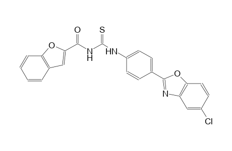 thiourea, N-(2-benzofuranylcarbonyl)-N'-[4-(5-chloro-2-benzoxazolyl)phenyl]-
