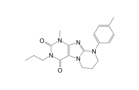 1-methyl-9-(4-methylphenyl)-3-propyl-6,7,8,9-tetrahydropyrimido[2,1-f]purine-2,4(1H,3H)-dione