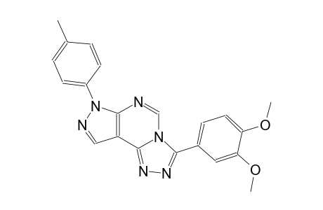 3-(3,4-dimethoxyphenyl)-7-(4-methylphenyl)-7H-pyrazolo[4,3-e][1,2,4]triazolo[4,3-c]pyrimidine