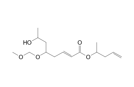 Pent-4-en-2-yl 7-hydroxy-5-methoxymethoxyoct-2-enoate