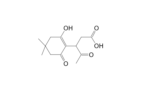 3-(2-Hydroxy-4,4-dimethyl-6-oxo-1-cyclohexen-1-yl)-4-oxopentanoic acid