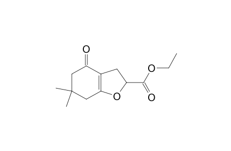 4-keto-6,6-dimethyl-2,3,5,7-tetrahydrobenzofuran-2-carboxylic acid ethyl ester