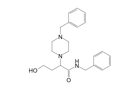 4-Hydroxy-N-(phenylmethyl)-2-[4-(phenylmethyl)-1-piperazinyl]butanamide