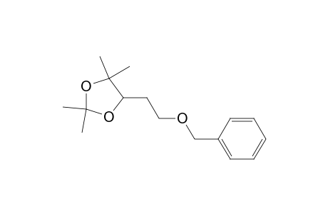 1,3-Dioxolane, 2,2,4,4-tetramethyl-5-[2-(phenylmethoxy)ethyl]-
