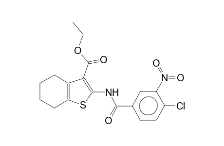 2-(3-nitro-4-chlorobenzamido)-3-ethoxycarbonyl-4,5-tetramethylenothiophene