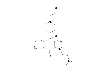 1-[2'-(N,N-Dimethylamino)ethyl]-4-hydroxy-4-{1"-[2"'-hydroxyethyl]piperidin-4"-yl]-1H-pyrrolo[3,2-g]isoquinolin-9(4H)-one