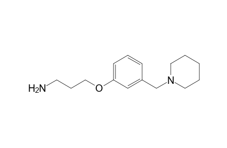 3-[3-(1-piperidinylmethyl)phenoxy]-1-propanamine