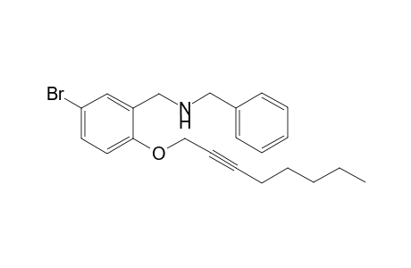 N-benzyl-1-(5-bromo-2-(oct-2-yn-1-yloxy)phenyl)methanamine