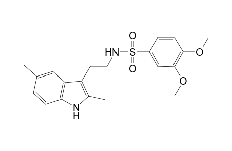 Benzenesulfonamide, N-[2-(2,5-dimethyl-1H-indol-3-yl)ethyl]-3,4-dimethoxy-