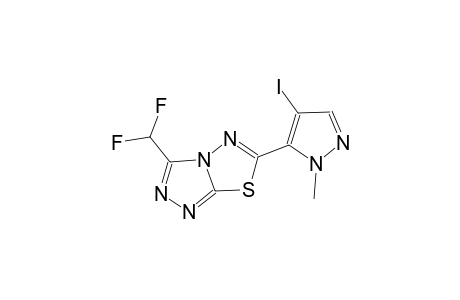 3-(difluoromethyl)-6-(4-iodo-1-methyl-1H-pyrazol-5-yl)[1,2,4]triazolo[3,4-b][1,3,4]thiadiazole